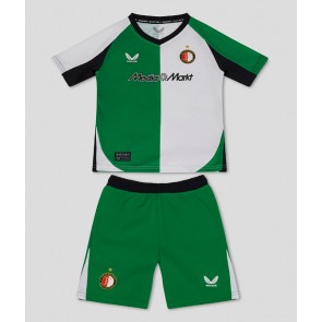 Feyenoord Dětské Alternativní dres komplet 2024-25 Krátký Rukáv (+ trenýrky)